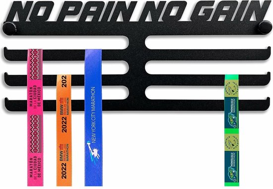 Medailletabel Meollo No pain no gain | bol