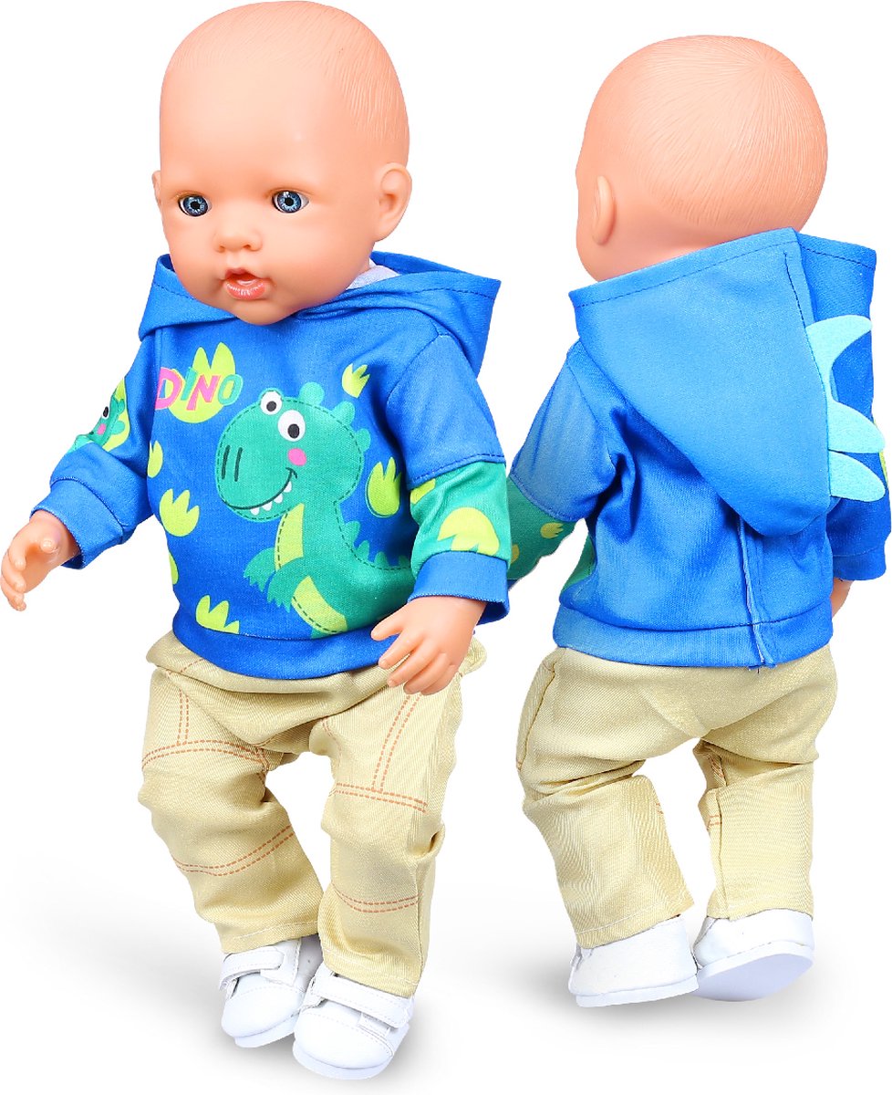 Isa's Friends® - Poppenkleding - Kleertjes geschikt voor o.a. BABY born - 43 cm — afbeelding 9