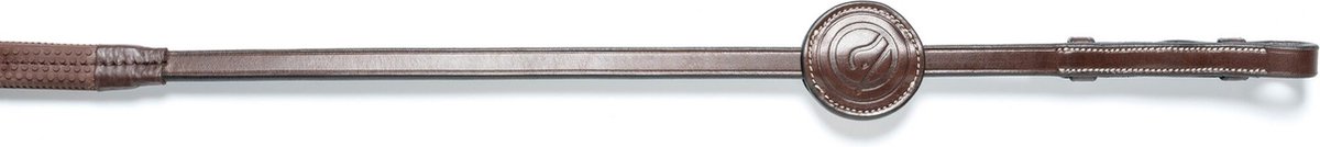 Trust Maastricht 1/2inch Rubber reins 7 stops Full Bruin