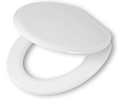 Tiger Reno - WC bril - Toiletbril met deksel - Soft Close - MDF - Wit