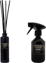 Treatments Ceylon Home Fragrance Set - Aardewerk / Kunststof - Zwart / Grijs