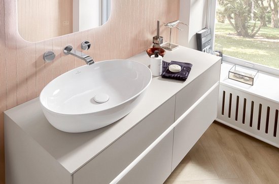 Villeroy & Boch Artis opzetwastafel ovaal 61x41cm zonder overloop ...