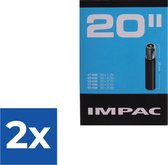 Impac Binnenband 20 X 1.75/2.35 (47/60-406) Av 35mm - Voordeelverpakking 2 stuks