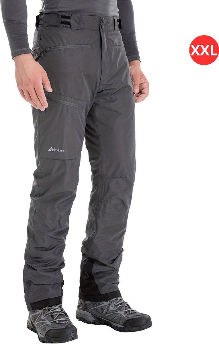 Livano Skibroek Skipak Snowboard Broek Winterbroek Sneeuwbroek Heren Wintersport Buiten Grijs