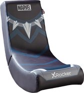 X-Rocker - Siège de jeu Video Rocker Marvel officiel Édition Black Panther Icon - pour enfants de 6 à 12 ans