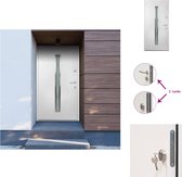 vidaXL Voordeur X - Buitendeur van aluminium - 110x207.5 cm - Verstelbare scharnieren - Deurhor