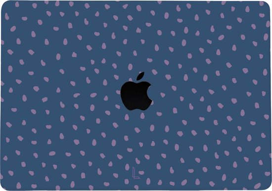 Lunso - MacBook Pro 14 pouces (2021-2023) - pochette - Purple Pips - Requiert le modèle A2442/A2779/A2918/A2992