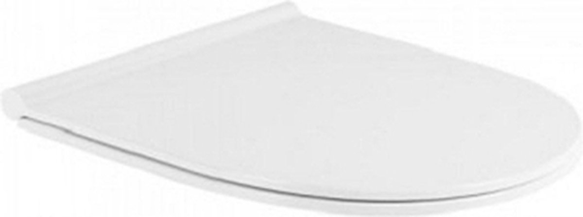 QeramiQ Salina toiletzitting – Softclose en quick release - 38x46, 1 cm - Mat wit