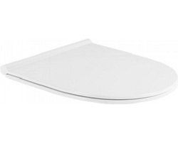 QeramiQ Salina toiletzitting – Softclose en quick release - 38x46, 1 cm - Mat wit