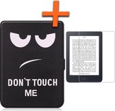 Hoesje Geschikt voor Kobo Nia Hoes Book Case - Hoes Geschikt voor Kobo Nia Hoesje Book Cover Met Screenprotector - Don't Touch Me