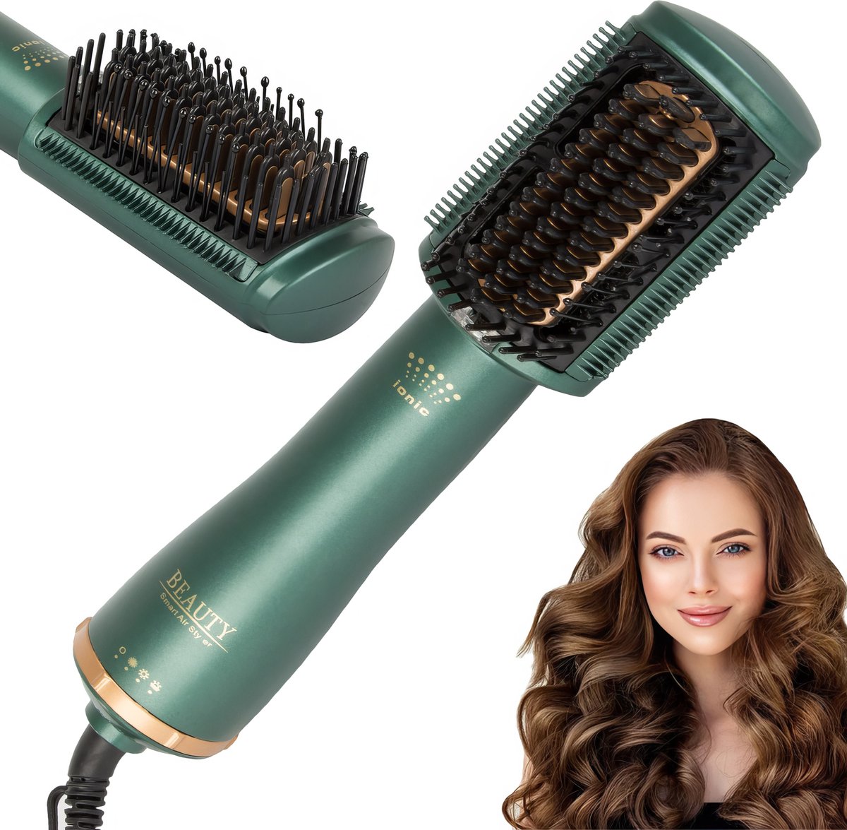 Air Comb 3 in 1 Hair Dryer Iron Straightening Brush Stijlborstel Föhnborstel Haardroger Multistyler Haarverzorging