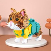Balody Leisure Dressed Cat - Nanoblocks / miniblocks - Bouwset / 3D puzzel - 846 bouwsteentjes - Balody 18406