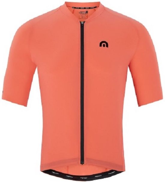 Megmeister Woven Jersey Hot Coral - Fietsshirt korte mouwen Koraal Heren