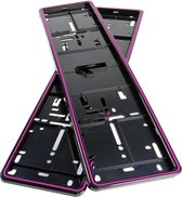 Alti Giri MONO Premium Kentekenplaathouders - Roze stijl - 2 Stuks