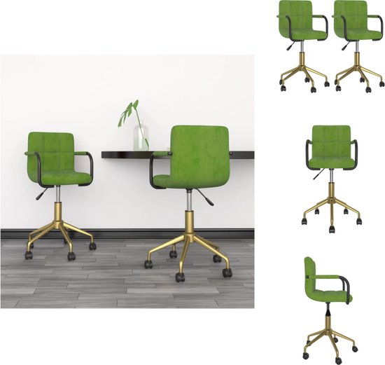 Bolero stalen klapstoelen lichtgroen (2 stuks