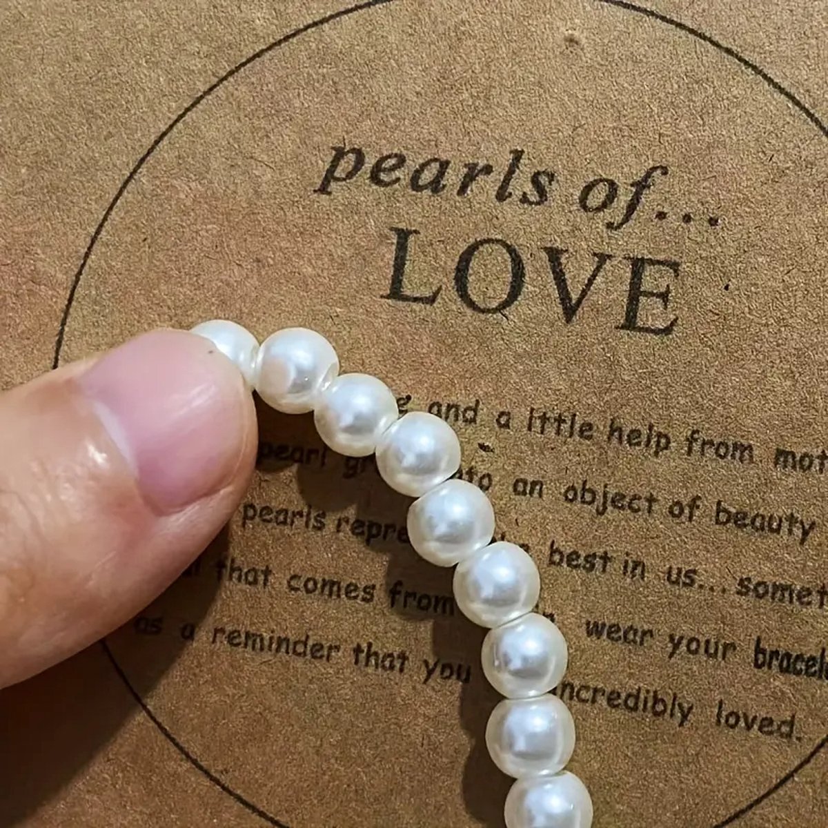 Natural White Pearl Beads Bracelet