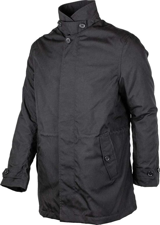 gms Franck Zwarte Waterdichte Textiele Motorjas - Maat S - Jas