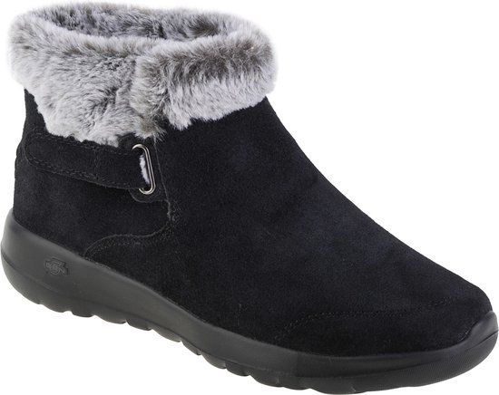 Skechers On The Go Joy - First Glance 144041-BKGY, Vrouwen, Zwart, Laarzen,Sneeuw laarzen, maat: