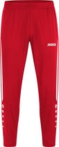 Jako Power Vrijetijdsbroek Heren - Rood / Wit | Maat: S