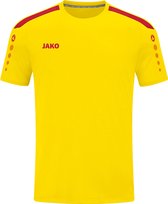 Jako Power Shirt Manches Courtes Hommes - Jaune / Rouge | Taille: 4XL