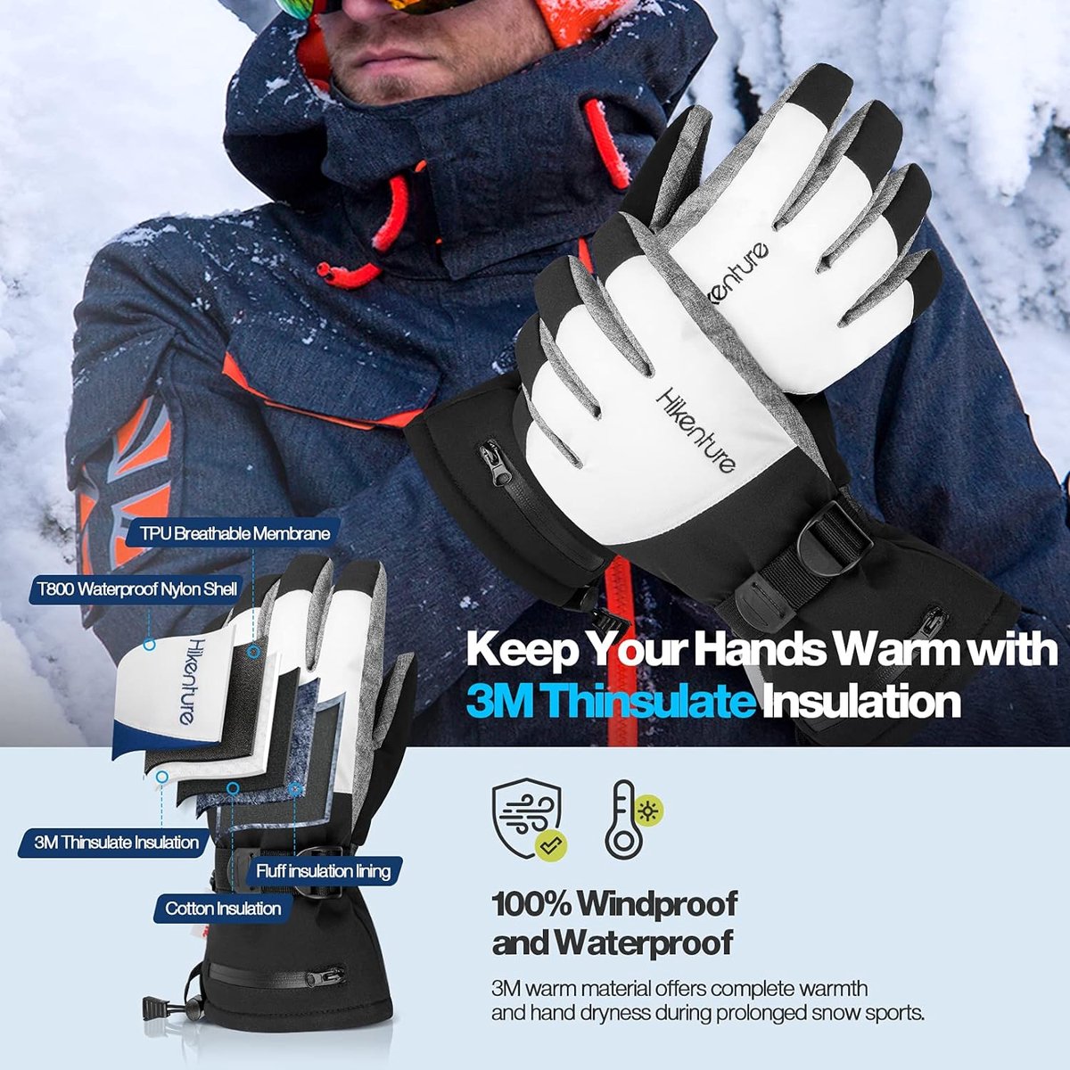 Skihandschoenen wassen en waterdicht maken