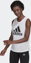 adidas Sportswear Essentials Big Logo Tanktop - Dames - Wit- L