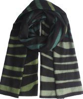 Rosali scarf- Accessories Junkie Amsterdam- Dames sjaal- Herfst winter- Rechthoek- Katoen- Cosy chic- Groen