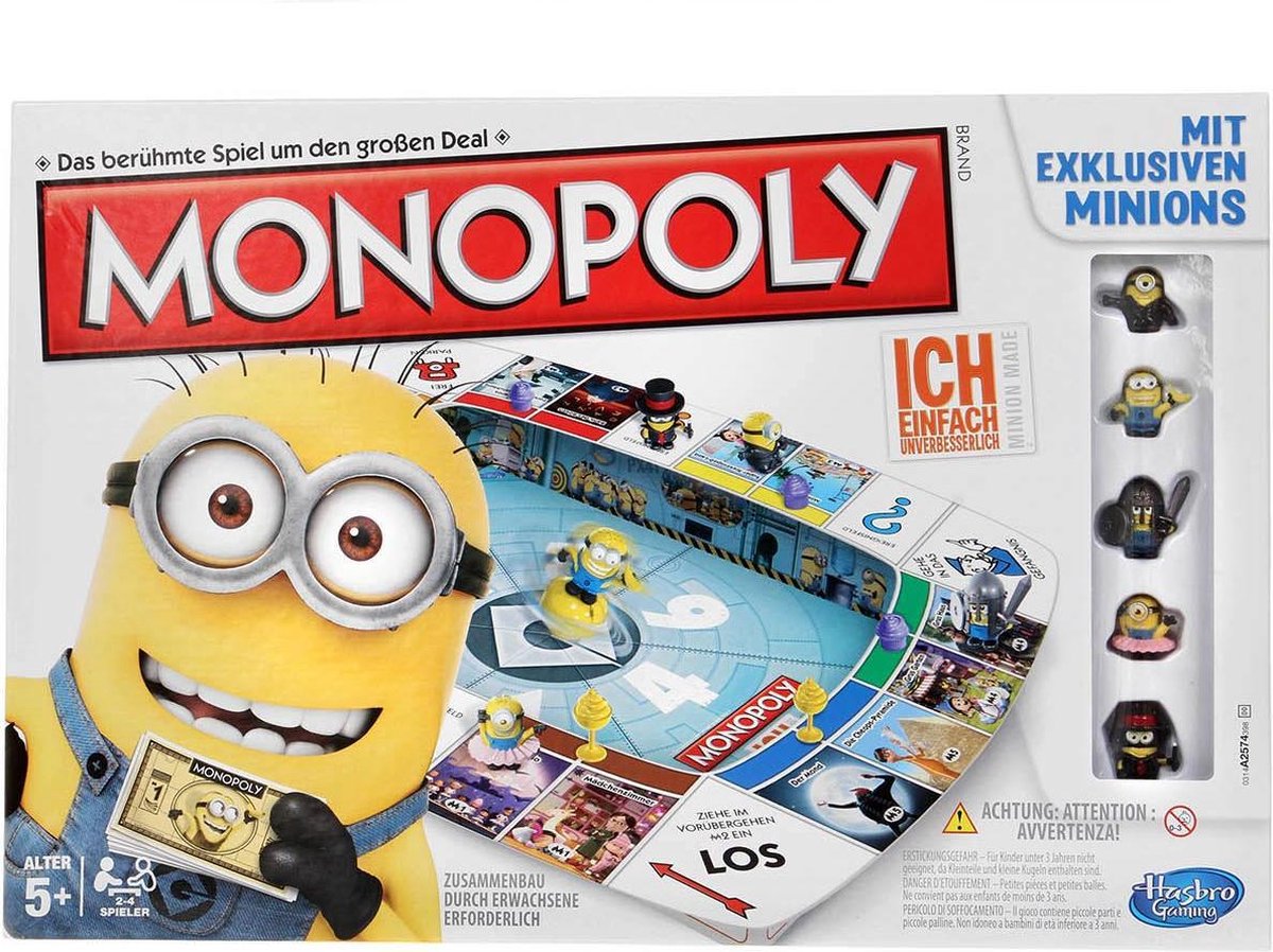 Landelijk test snorkel Hasbro Monopoly Verschrikkelijke Ikke | bol.com