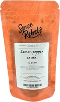 Spice Rebels - Lemon pepper crush - zak 50 gram - citroen peper kruidenmix