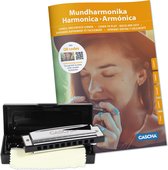 Cascha Verlag Blues Mundharmonika Set C-Dur inkl. Schule - Diatonische mondharmonica