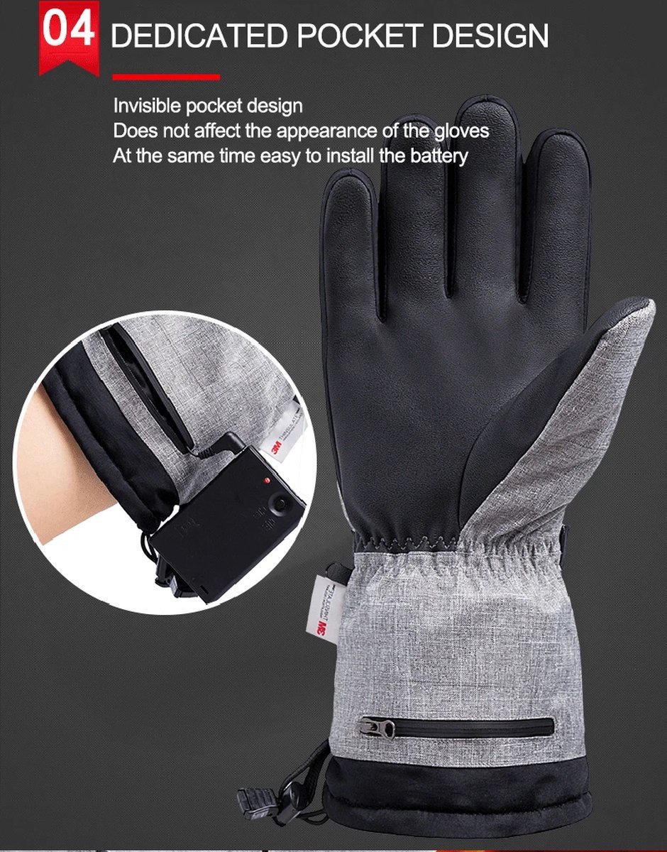 SensorPro - Gants chauffants - Gants chauffants électriques - Avec