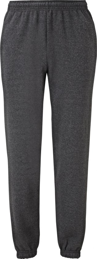 2 Pack Fruit of the Loom - Classic Elastische Joggingbroek - Dark Heather Grey - L