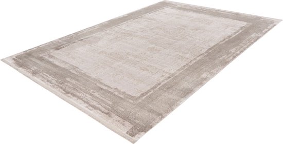 Pierre Cardin Elegance Lalee- Vintage - Super zacht - Shinny - acryl vicose - klassiek odern Vloerkleed – hotelsjiek - design tapijt fraai – 3D Karpet - 120x170- zilver