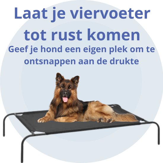Hondenbed met dak zwart 76x60x16 cm tot 25 kg, ligbed loungebed