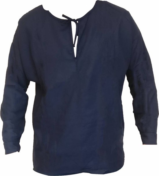 Fjesta Boerenkiel - Carnavalskleding - Kinderen - Blauw - Unisex - Maat 134/140