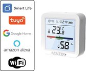 AFINTEK Smart Life Thermometer & Hygrometer - WiFi - Achtergrondverlichting - Batterij Versie (TH03)