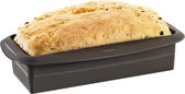 Moule à pain FlexiForm en silicone platine 100 % sans BPA, marron, 35,8 x 18 x 8,1 cm.