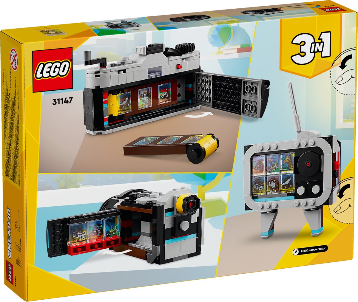 LEGO Creator 3in1 Retro fotocamera - 31147 — afbeelding 6