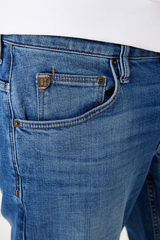 GARCIA Russo Heren Tapered Fit Jeans Blauw - Maat W28 X L30