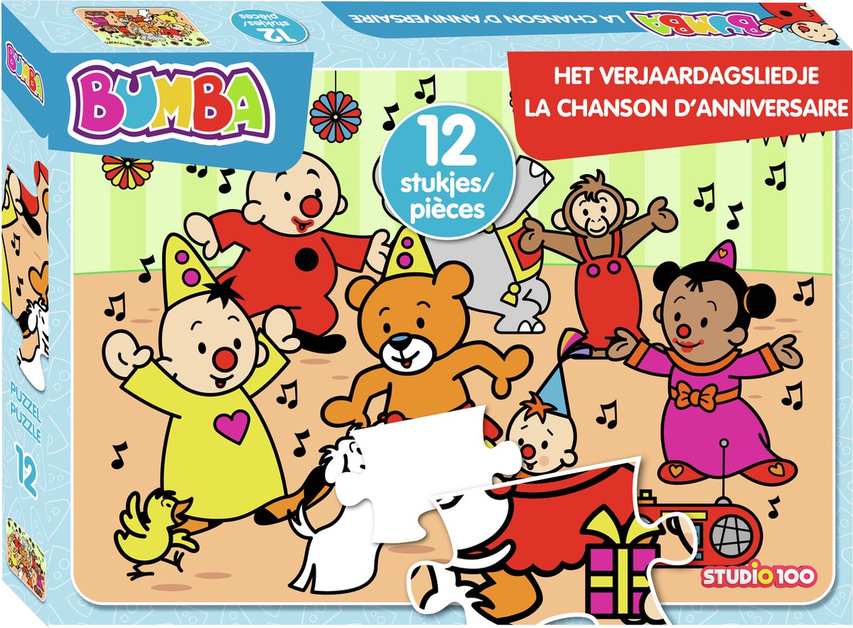 Bumba Puzzel 12 Stuks Het Verjaardagslied