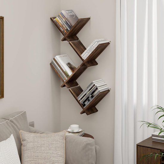 VCM - Wandplanken- Houten wandplank Hangende plank Rek Lansi