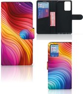 Book Case geschikt voor Xiaomi Redmi Note 10 Pro Regenboog