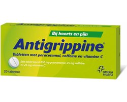 Antigrippine 250 mg - 2 x 20 tabletten