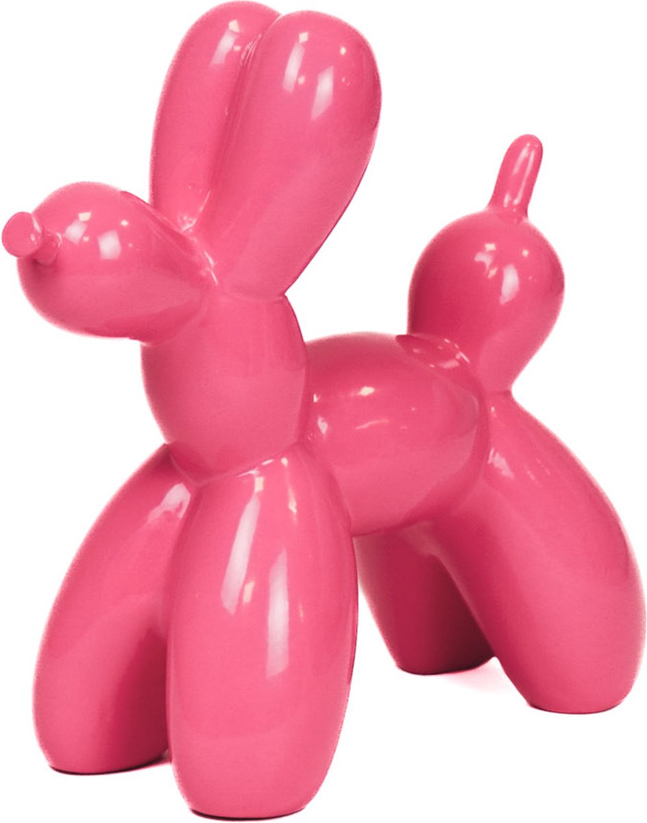 Housevitamin Doggy Style Beeld Neon Roze -19x18,5x18,5 Cm Design Eyecatcher - [1 stuk]