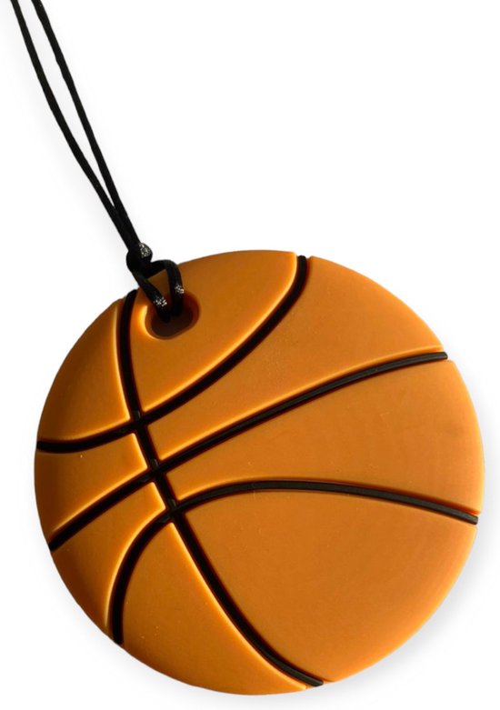 Bijtketting - Basketbal - Zwart - Vanaf 3 jaar! van Merkloos — afbeelding 2