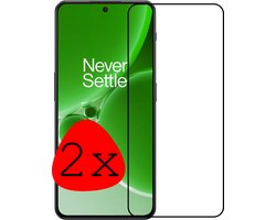 Screenprotector - 2 Stuks Geschikt voor OnePlus Nord 3 - Full Cover - Beschermglas - Gehard Glas - Tempered Glass - Screen Protector