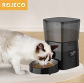 Flipx - Lovely Pets – voerautomaat met smartphone besturing – Smart - automatisch voerbak – automatisch voedingsschema - plan vaste eetmomenten - kat - hond – inhoud 2L - zwart - Voerbak