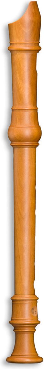 Mollenhauer 5107 dener Sopranblockfluit Barock, dubbel 3tlg., Birnbaum - Sopraan blokfluit (Barok)
