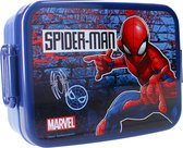 Spiderman Marvel Lunchbox Let's Eat! - Navy