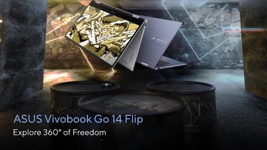 Asus Vivobook 14 Flip Touch / TP1400KA-EC081W / Intel Pentium Silver /